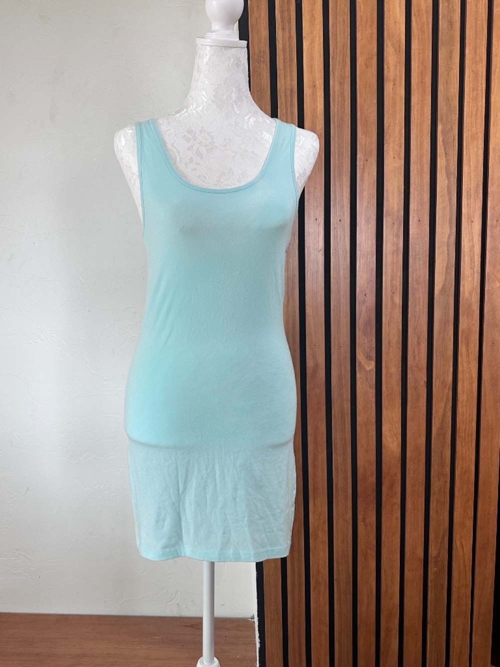VANITY NWT cotton tank top dress. 18 inches pit to pit.